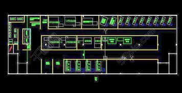 北京某工廠平面布局圖室內(nèi)設(shè)計圖免費獲取指南 DWG格式與編號14682066解析